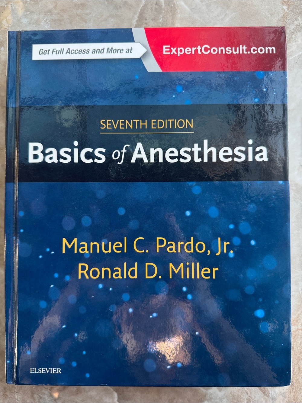 Basics of Anesthesia Seventh Edition Hardcover Textbook by Pardo & Miller
